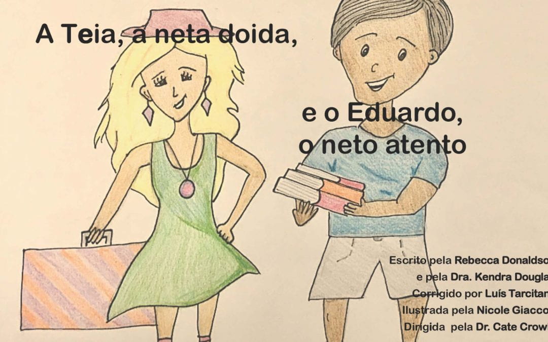 (Brazilian Portuguese) Cleft Palate Practice for T & D – A Teia, a neta doida, e o Eduardo, o neto atento