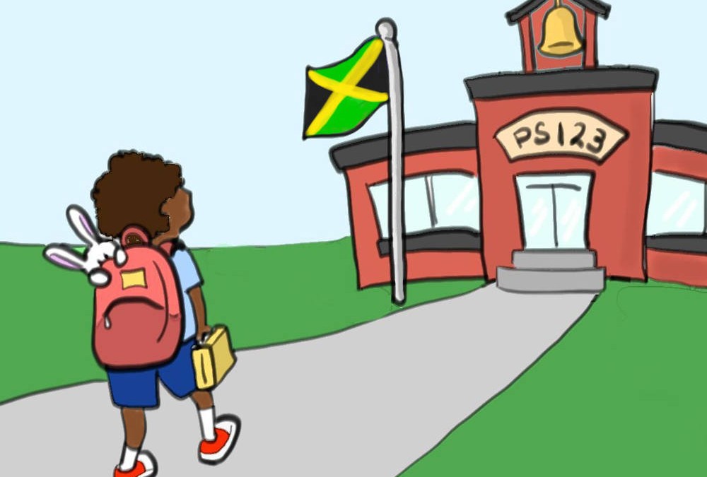 SLAM Bunny Goes to School Cards – Jamaica