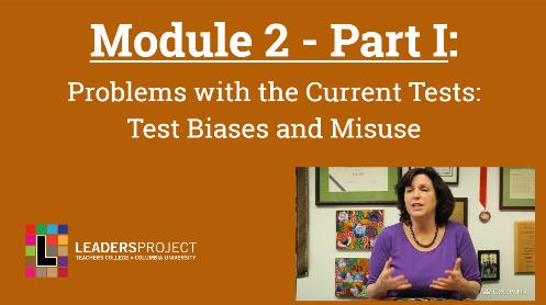 Early Intervention Evaluations- Module 2a- Standardized Test Misuse