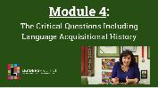 Early Intervention Evaluations- Module 4- The Critical Questions