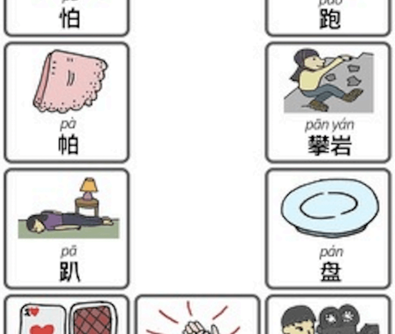 (Mandarin) Cleft Palate Therapy Word Game for P / 腭裂治疗游戏:练习拼音(P)