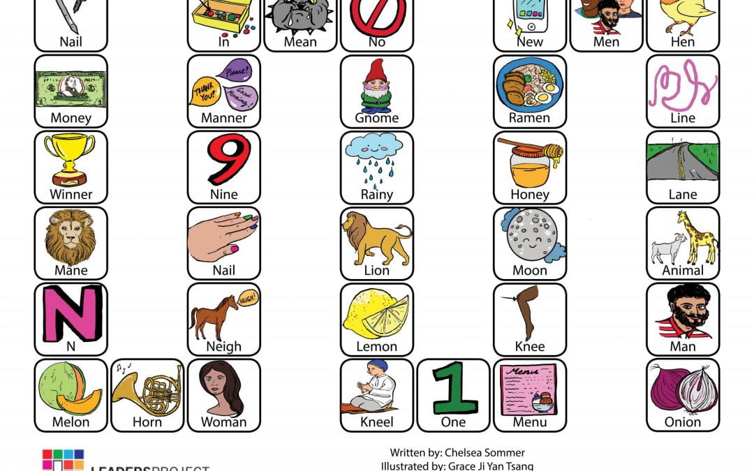 (English) Cleft Palate Therapy Word Game for N