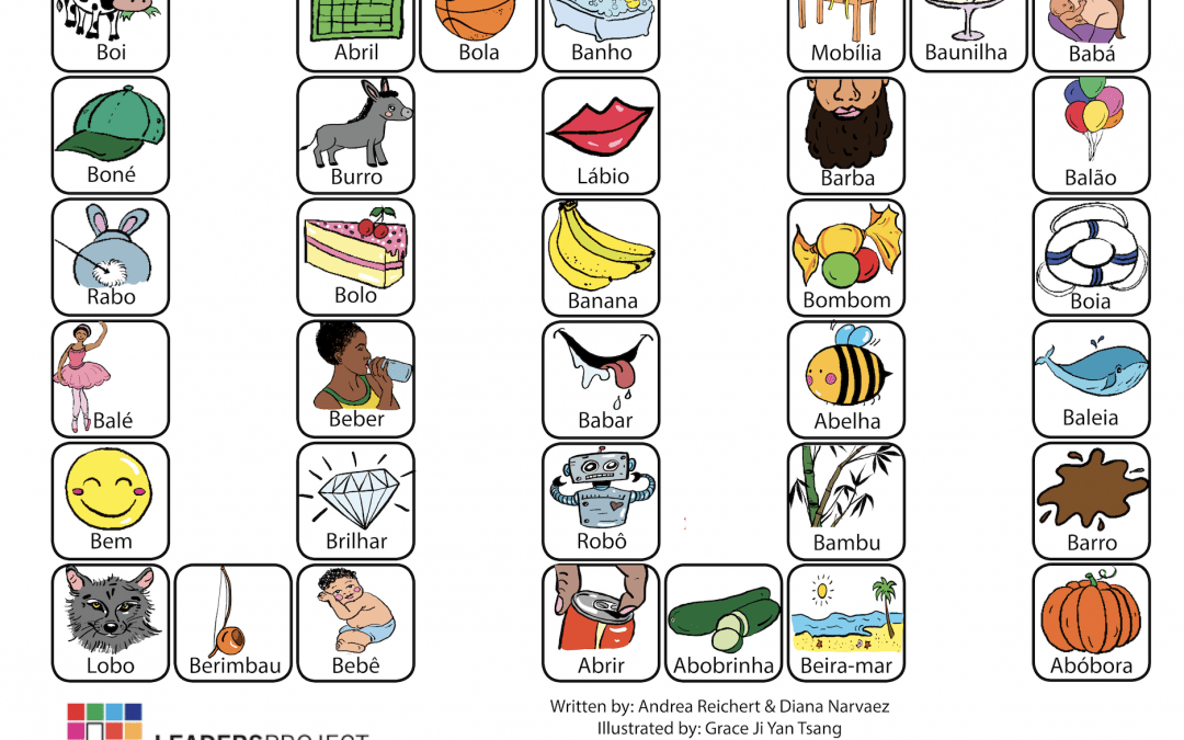 (Brazilian Portuguese) Cleft Palate Therapy Word Game for B