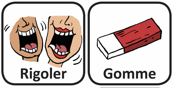 (French) Cleft Palate Therapy Word Game for G