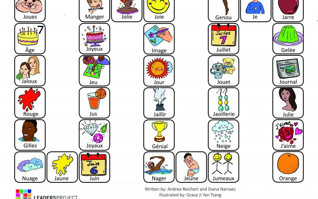 (French) Cleft Palate Therapy Word Game for ʒ