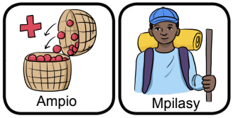 (Malagasy) Cleft Palate Therapy Word Game for P